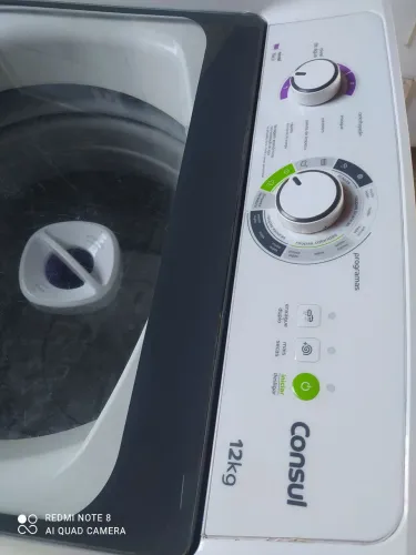 máquina consul 12 kg funcionando tudo