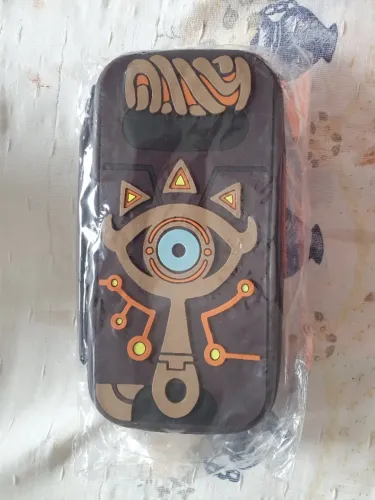 Case Nintendo Switch (tema de The Legend of Zelda) Sheikah Slate Novo Bolsa