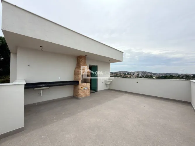 Cobertura à Venda em Venda Nova, 2 Quartos, Espaço Gourmet e 1 Vaga.