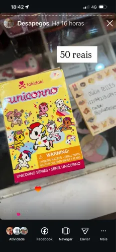 Blind box tokidoki unicórnio original importado 