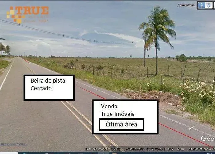Área na beira da pista