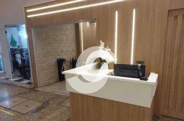 Sala no Centro de Niterói mobiliada com 28 m² à venda - por R$ 160.000 - Centro - Niterói/