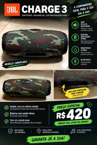 Caixa portátil de Som JBL