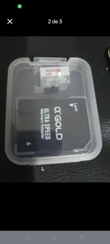 Cartão de memória 128 gb