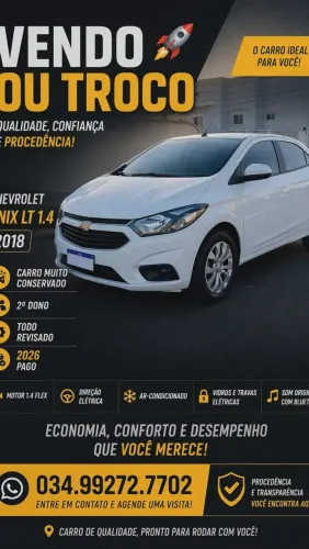 Chevrolet Onix Hatch LT 1.4 8V Flex Mec. 4P 2018