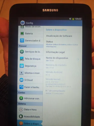 Tablet Samsung 