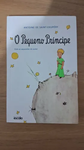 Obra "Pequeno Príncipe" infantil, ilustrado em aquarela