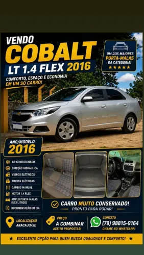 Chevrolet Cobalt LT 1.4 8V Flexpower/econoflex 4P 2016