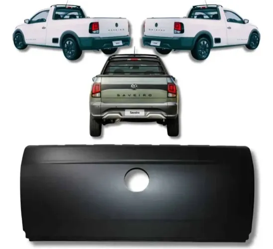 Tampa traseira da Volkswagen Saveiro G7,G8 2016 a 2017