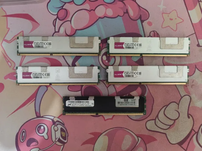Memórias RAM DDR3 20GB Xeon