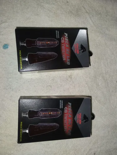 Setas em led para moto