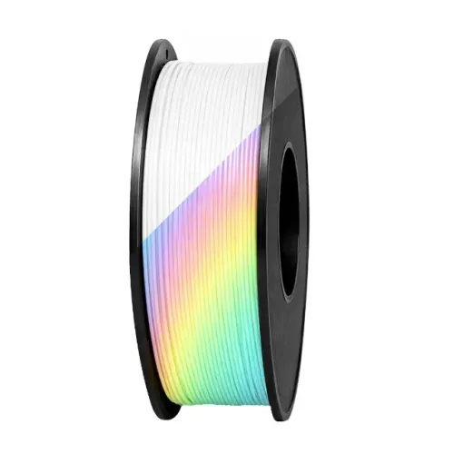 Filamento PLA Fosforescente Natural/Rainbow 1KG 1.75MM Masterprint