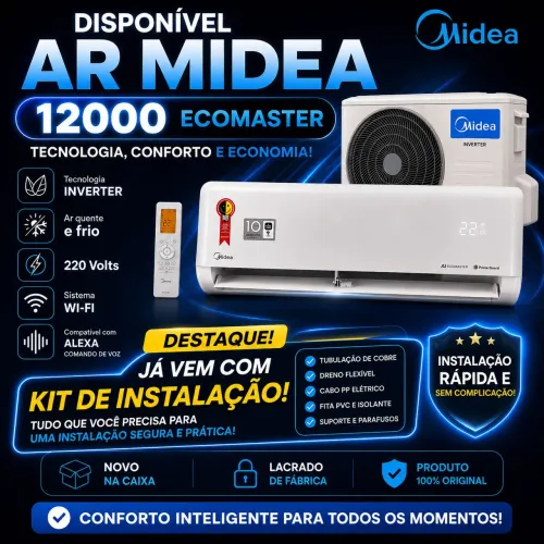 Ar condicionado Midea 12000btu