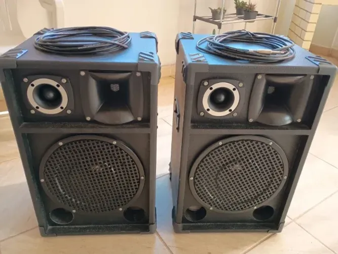 2 Caixas de Som Passiva Sub 12" 3 Vias