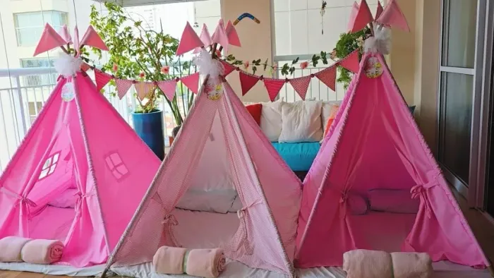 Festa do Pijama Locação de Cabanas