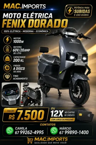 Scooter elétrica 1000w