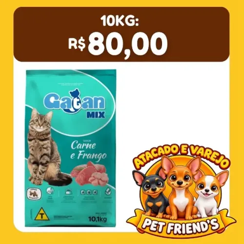Ração gato 10 k , gatan e rennef contato via whats