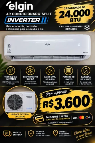 AR CONDICIONADO 24BTU ELGIN INVERTER