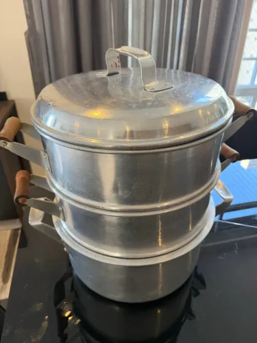 Panela para cozimento a vapor 37x3