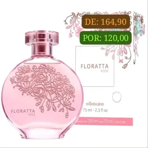 PERFUME FLORATTA ROSE BOTICÁRIO 