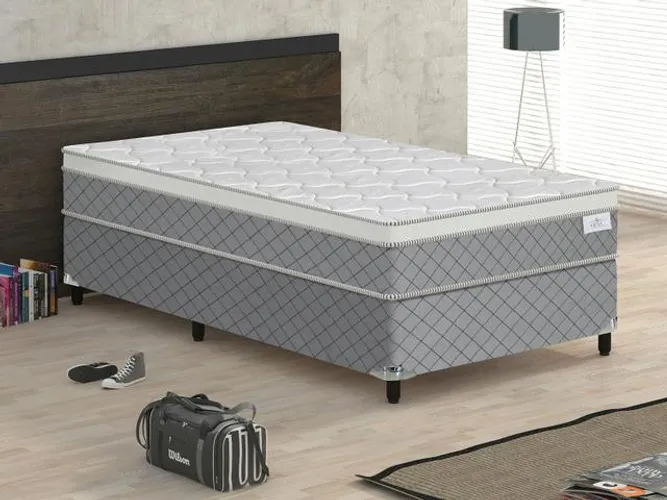 Cama solteiro e colchão genki kenko 12 parcelas de: