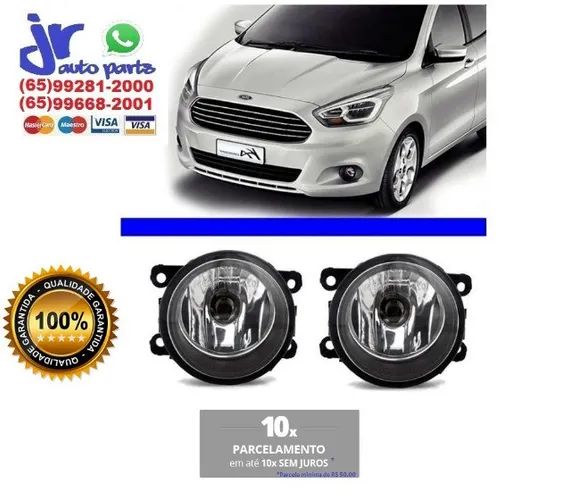 Par Farol de milha Ford Ka 12 a 15 - Neblina