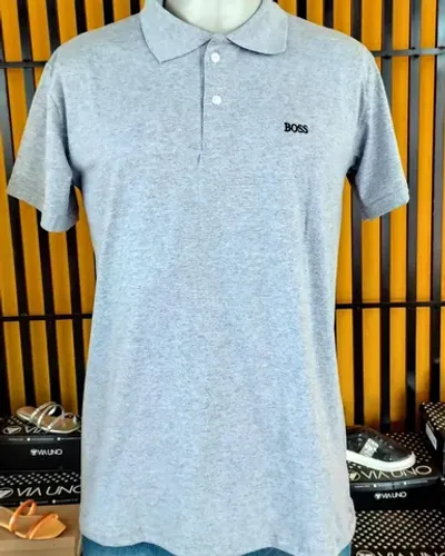 Camiseta polo  tecido de algodão 