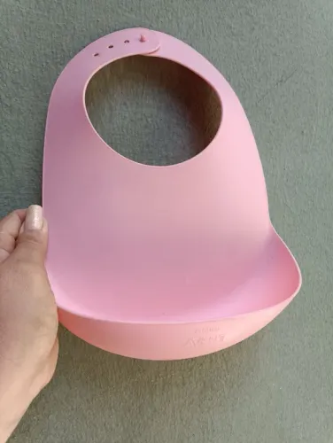 Babador de Silicone Rosa - Avent
