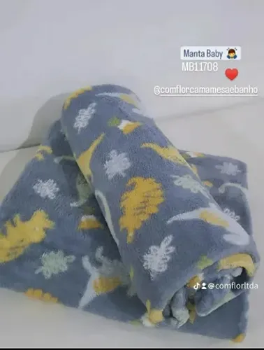 Manta Para Bebê Aconchegante - Entrega Grátis
