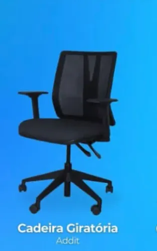 Cadeira Giratória Escritório - Conforto e Estilo