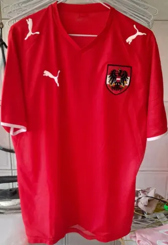 CAMISA SELECAO AUSTRIA PUMA EURO 2008 DUPLA DE JOGO FRETE GRATIS