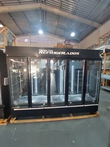 Geladeira auto serviço 5 portas resfriados nova pronta entrega