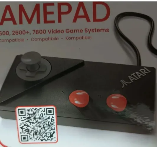 Controle Atari CX78+ 2024 Gamepad Usa Atari 2600, 2600+ e 7800<br>Opções de compra