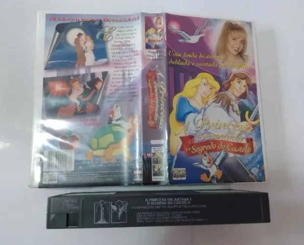 VHS Dublado A Princesa Encantada E O Segredo Do Castelo - Angélica