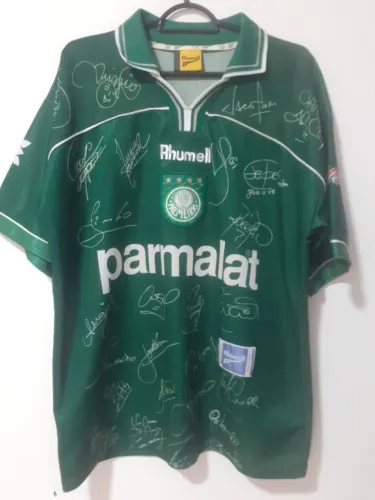CAMISA PALMEIRAS LIBERTADORES 1999 - RHUMELL - ORIGINAL