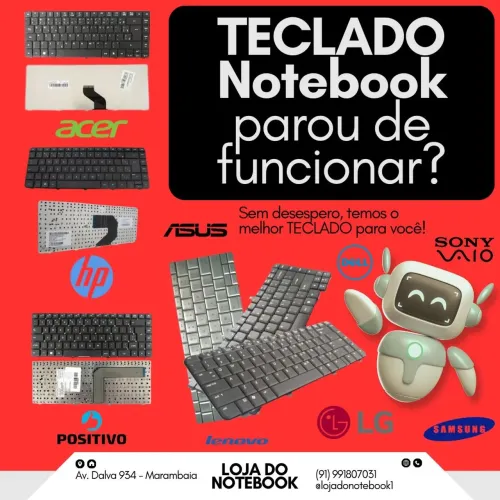 Teclado para Notebook - Diversas Marcas!