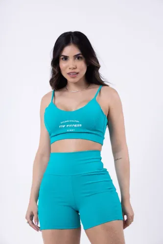 Conjunto fitness em poliamida MF Lilás