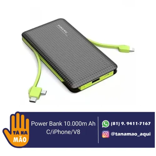 Power Bank 10.000 mAh - C/iPhone/V8