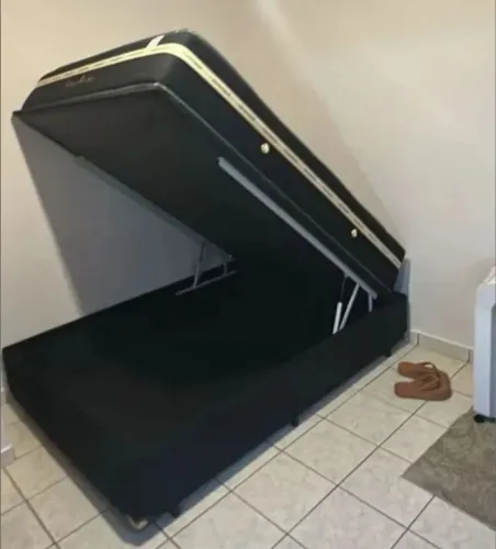 Cama box baú colchão Merlin molas ensacadas pro tô entrega