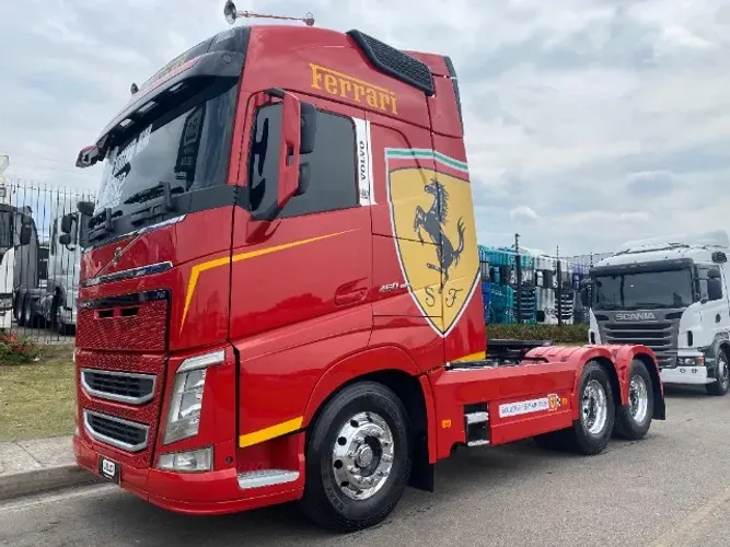 Volvo FH 460 6x2 Globetrotter Ano 21 Teto Alto Euro 5 Suspensão Mola Carenagem B Marítima