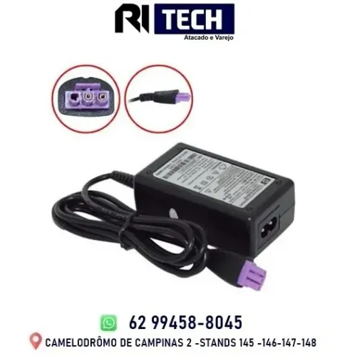 Fonte De Alimentação Para Impressora Hp 32v 625a Plug Roxo
