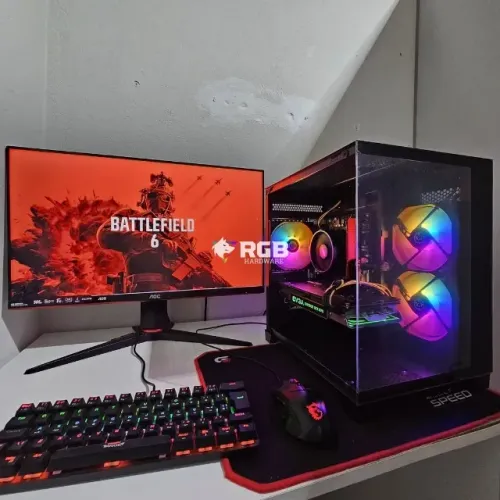 Pc Gamer Novo completo- Ryzen 5 4500 + GTX 1070 8GB + RAM 16GB + SSD 512GB