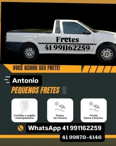 Fretes  Faço pequenos fretes 