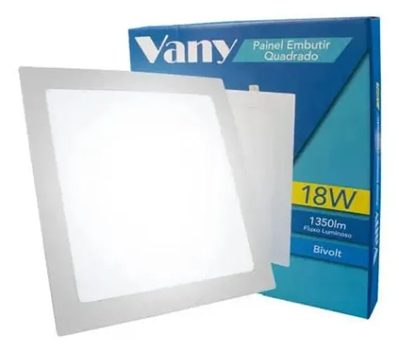 Plafon Embutir Quadrado 18w