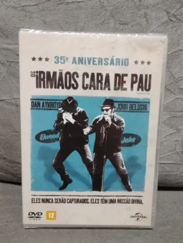 dvd os irmãos cara de pau - 35º aniversário - leia a descrição