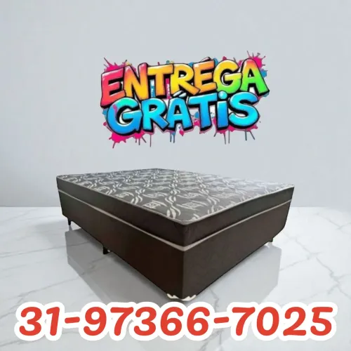 CAMA BOX D33 CASAL NOVAS A PRONTA ENTREGA!!!!!