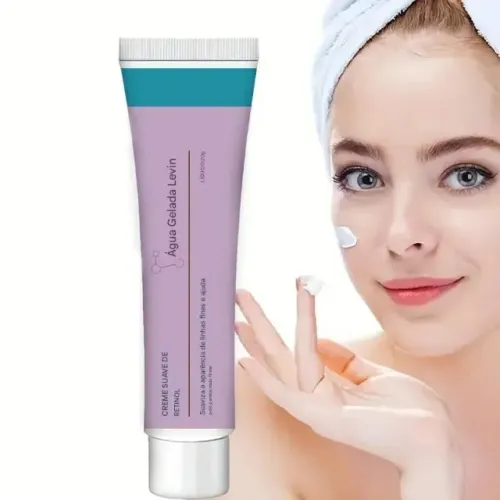Creme facial com retinol para hidratação e rejuvenescimento