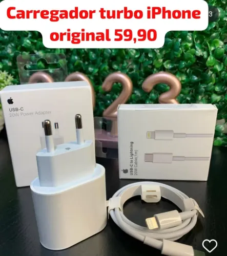 Carregador Turbo iPhone 20W Original
