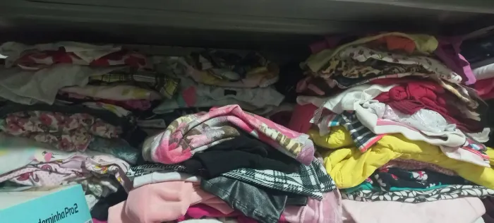 150 peças de roupas infantil de menina tamanhos 2,3,4