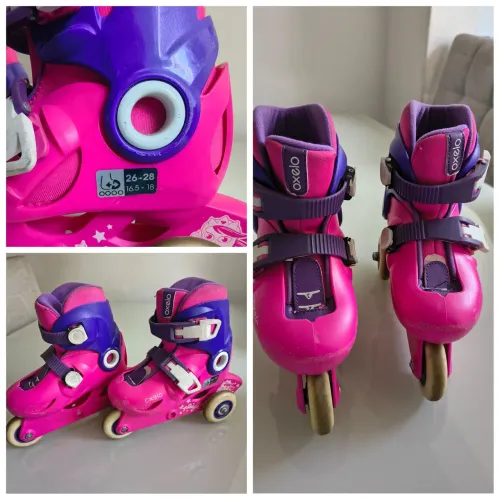 Vendo patins ajustável, Tam 26 a 28. R$ 100